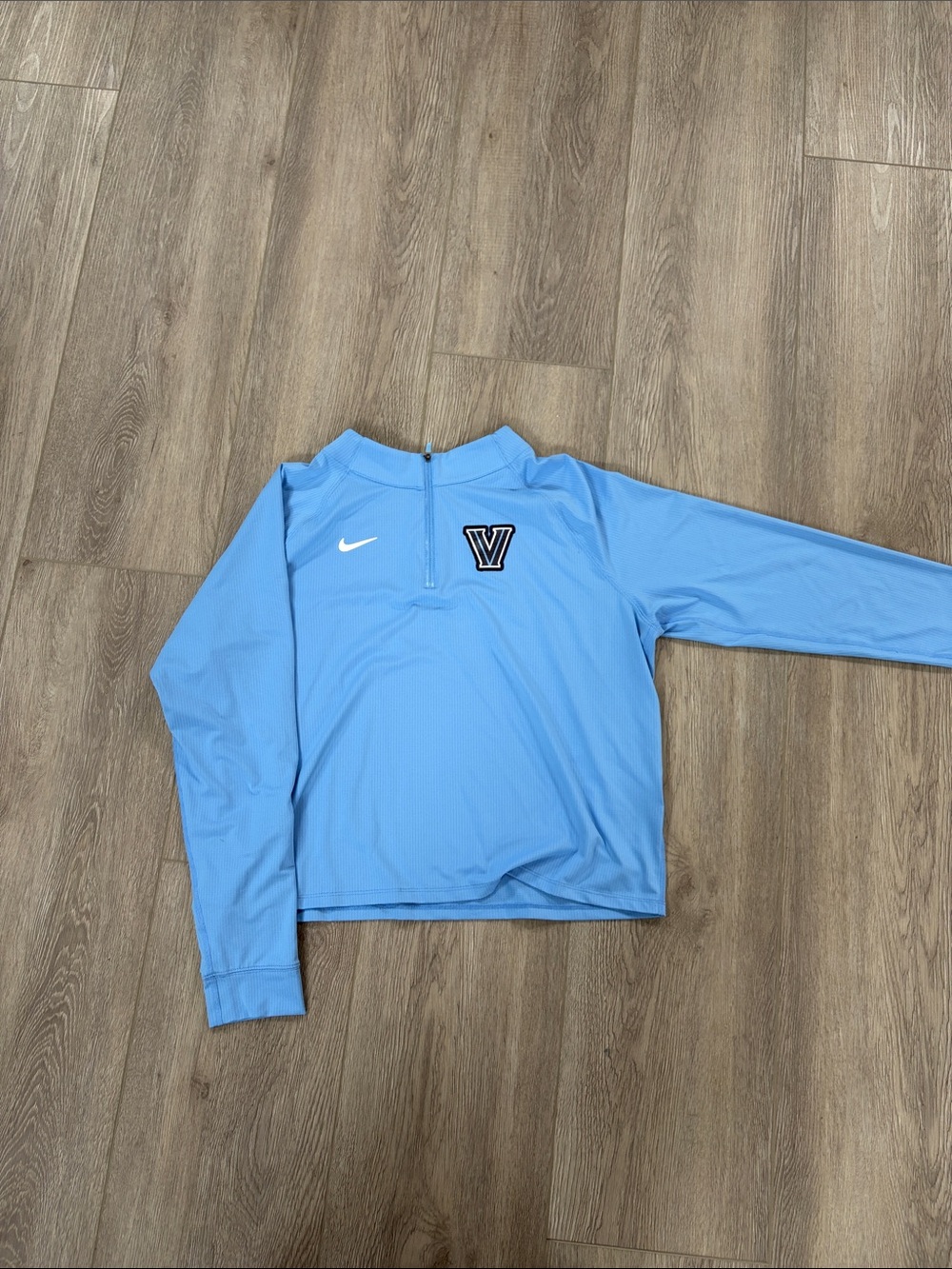 Villanova Nike Light Blue Quarter-Zip